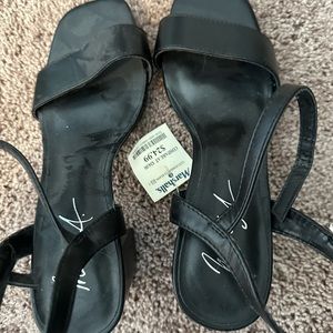 Black simple heels